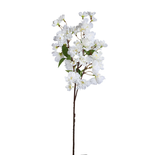 Blossom Flower Wit Spray Lang - Set van 12 70x30x25 cm