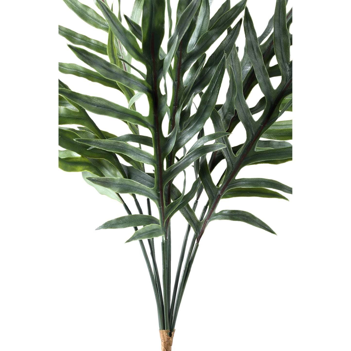 Fern Plant Groen Draad Varenbladeren Struik Set van 6 Stuks - 6 Sets 76x65x65 cm