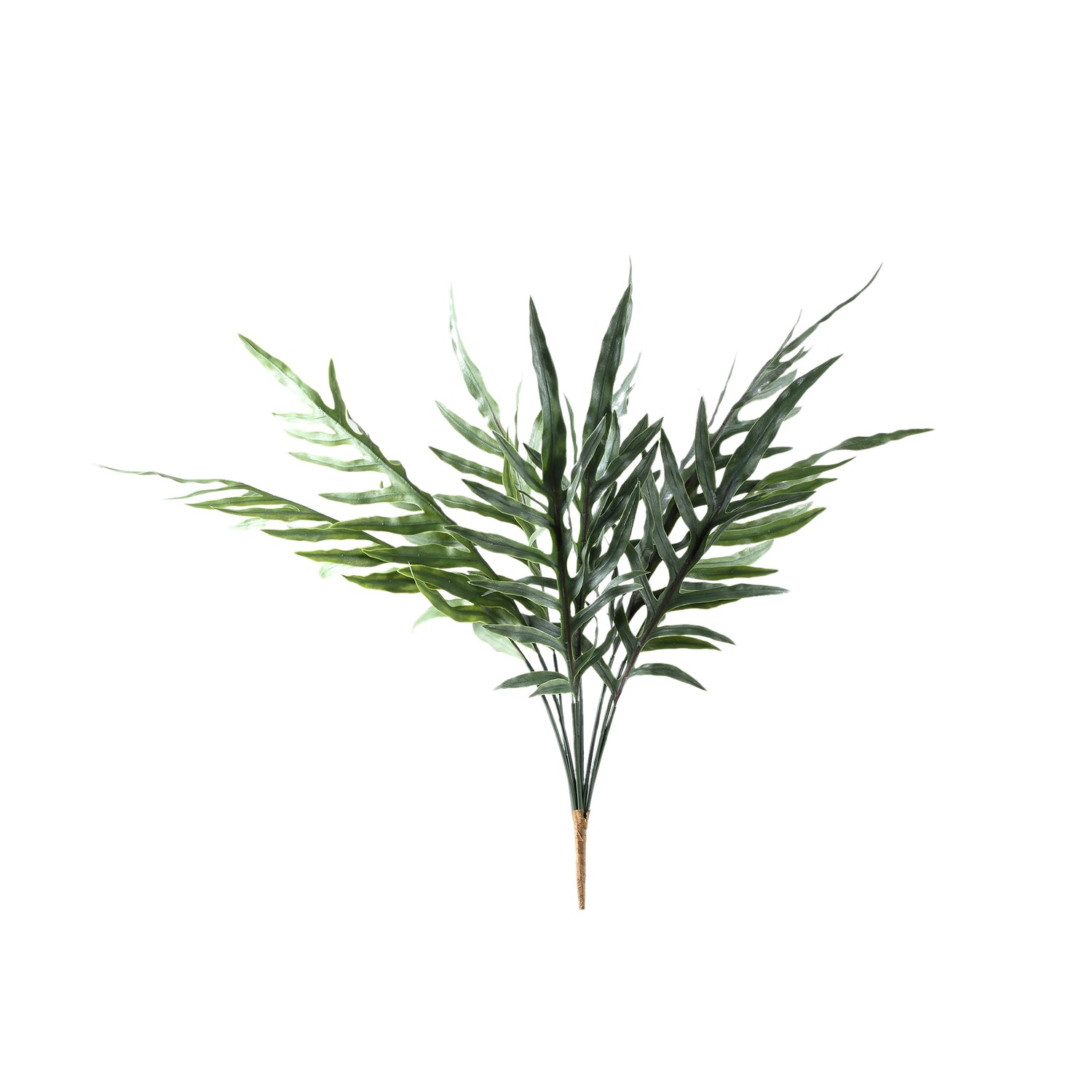 Fern Plant Groen Draad Varenbladeren Struik Set van 6 Stuks - 6 Sets 76x65x65 cm