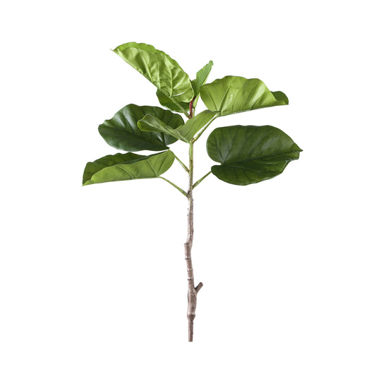 Leaves Plant Groen Ficus Bladeren Struik Set van 6 Stuks - 6 Sets 75x37x42 cm