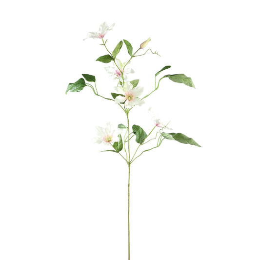 Garden Flower Witte Clematis Spray - Set van 6 108x50x42 cm