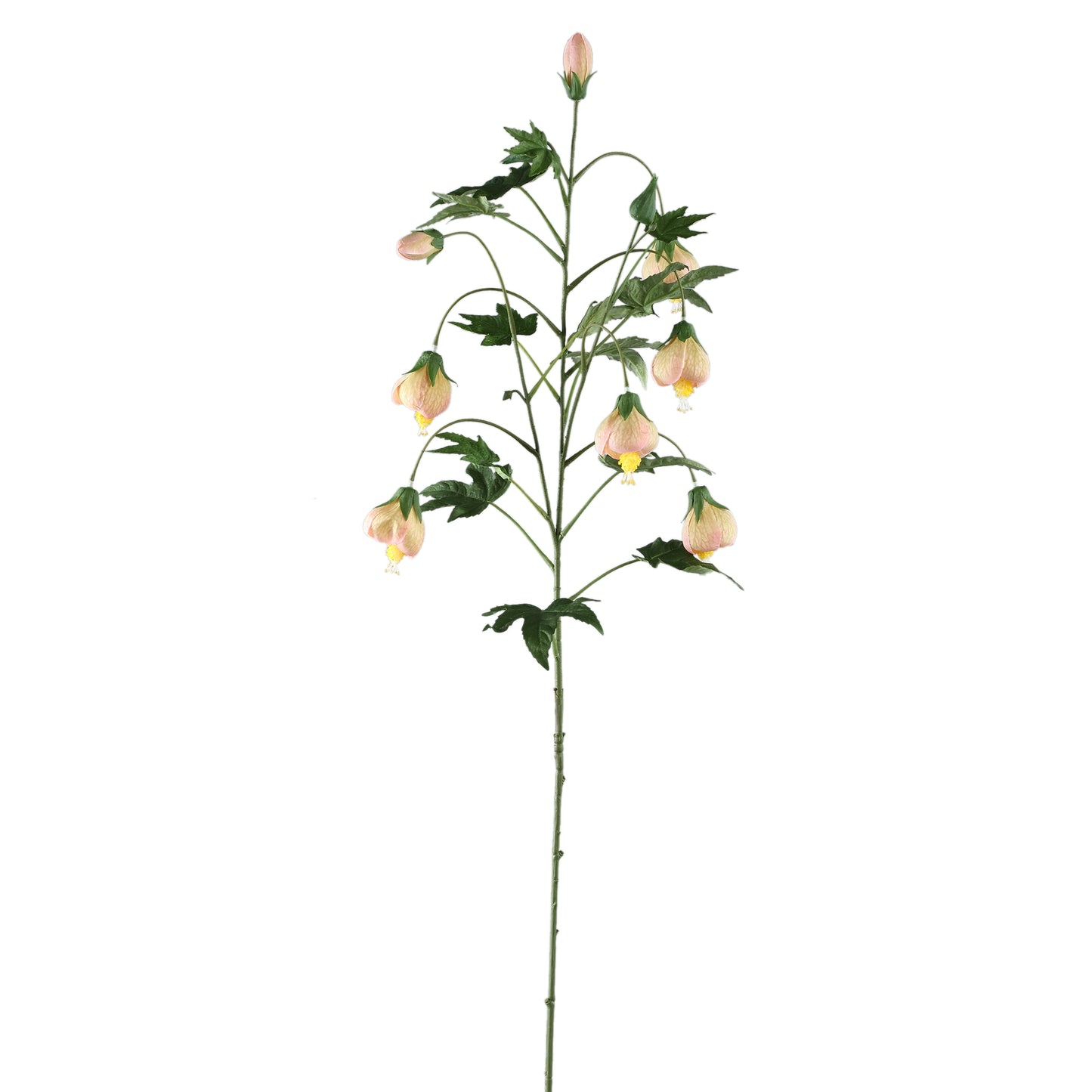 Garden Flower Beige Gestreepte Abutilon Spray - Set van 12 98x37x24 cm