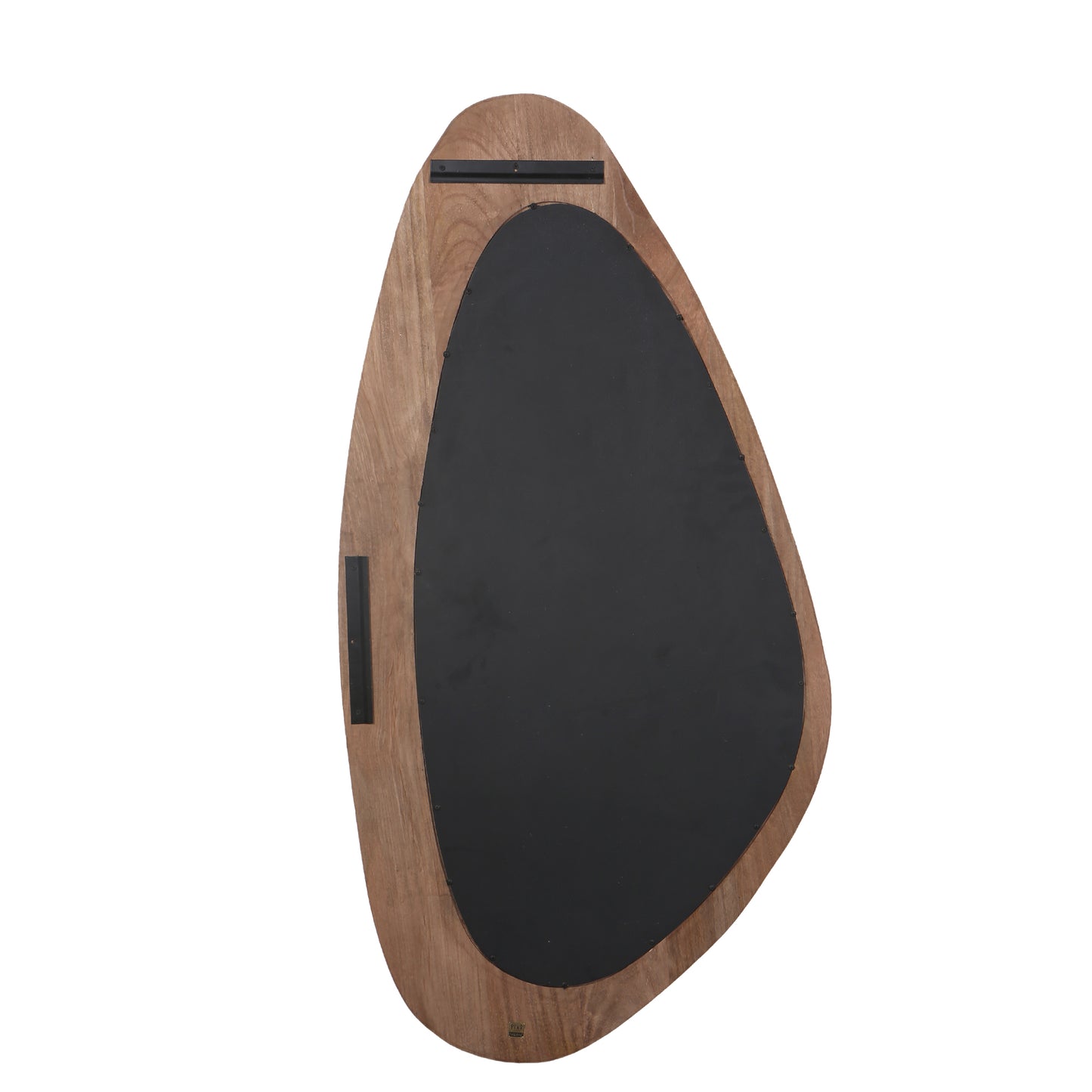 Santin Natuurlijke Mango Hout Organische Driehoek Spiegel 131x66x4 cm