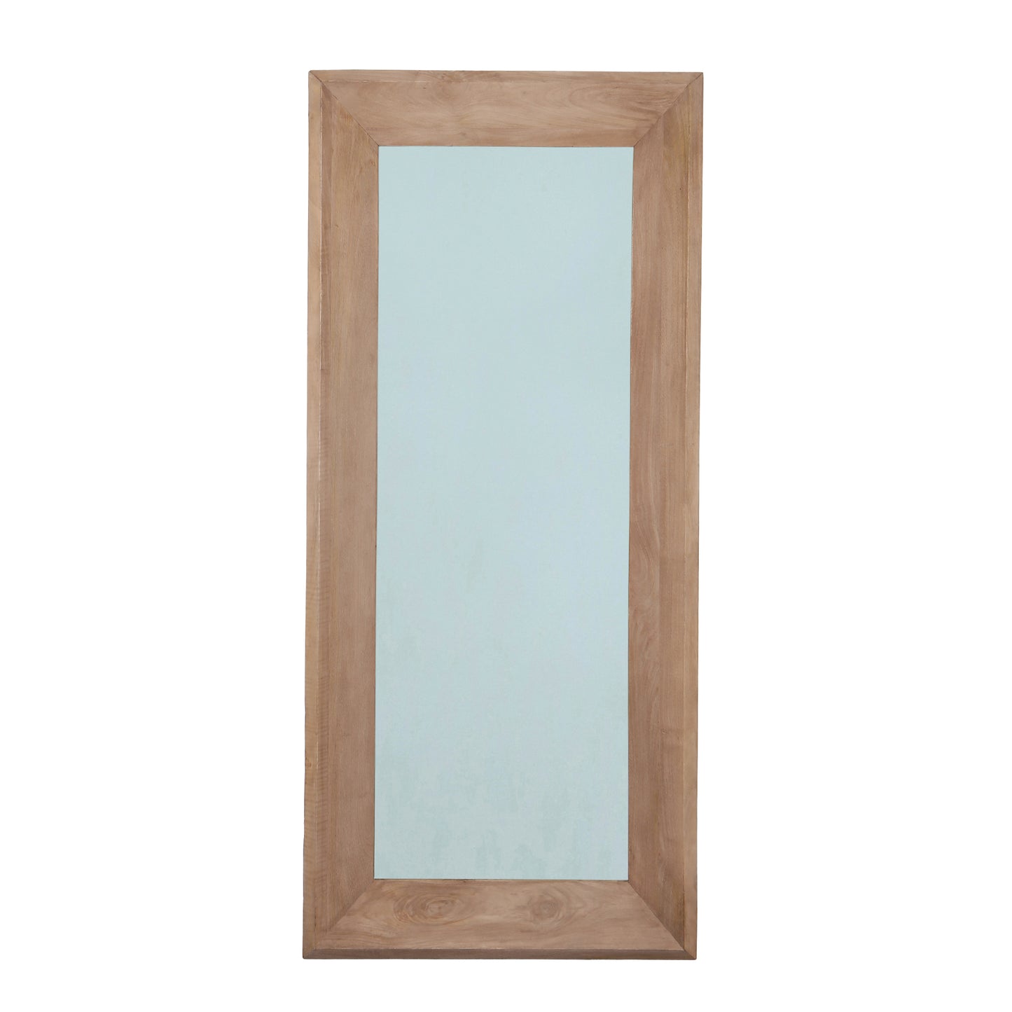 Nicka Natuurlijke Mangohout Rechthoekige Spiegel S 160x70.5x13.5 cm