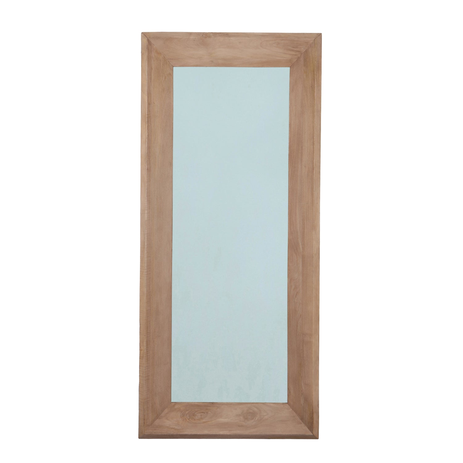 Nicka Natuurlijke Mangohout Rechthoekige Spiegel S 160x70.5x13.5 cm