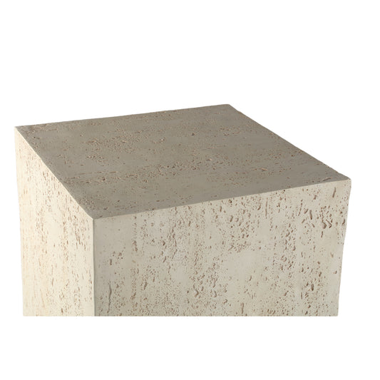Chandar Cream MgO Rechthoekige Bijzettafel 77x38x38 cm