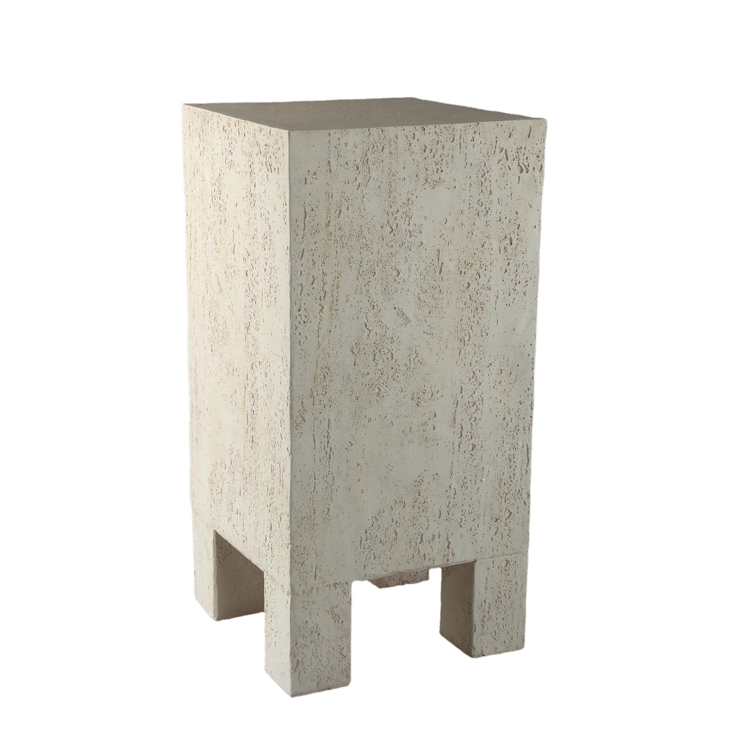 Chandar Cream MgO Rechthoekige Bijzettafel 77x38x38 cm