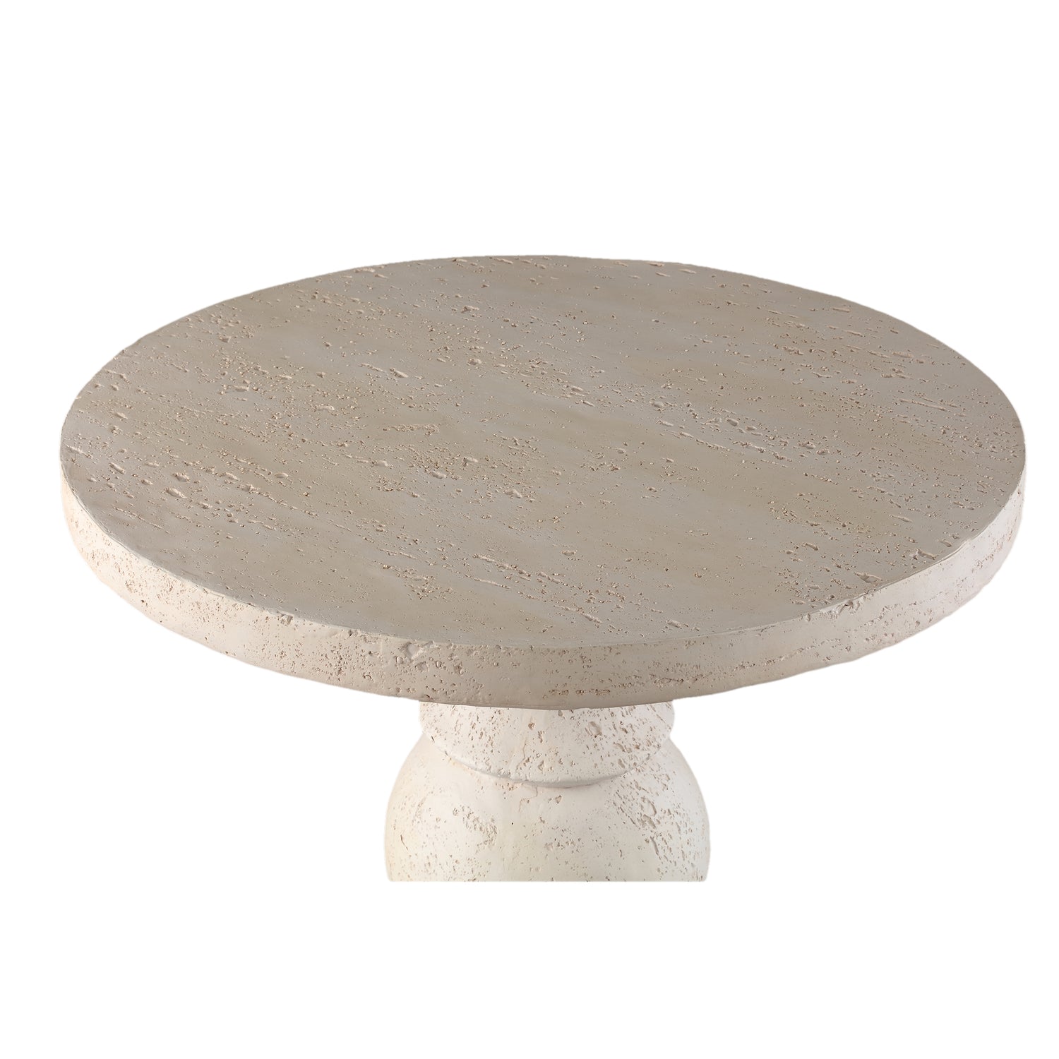 Muza Cream MgO Ronde Bijzettafel Classic 56x56.5x56.5 cm