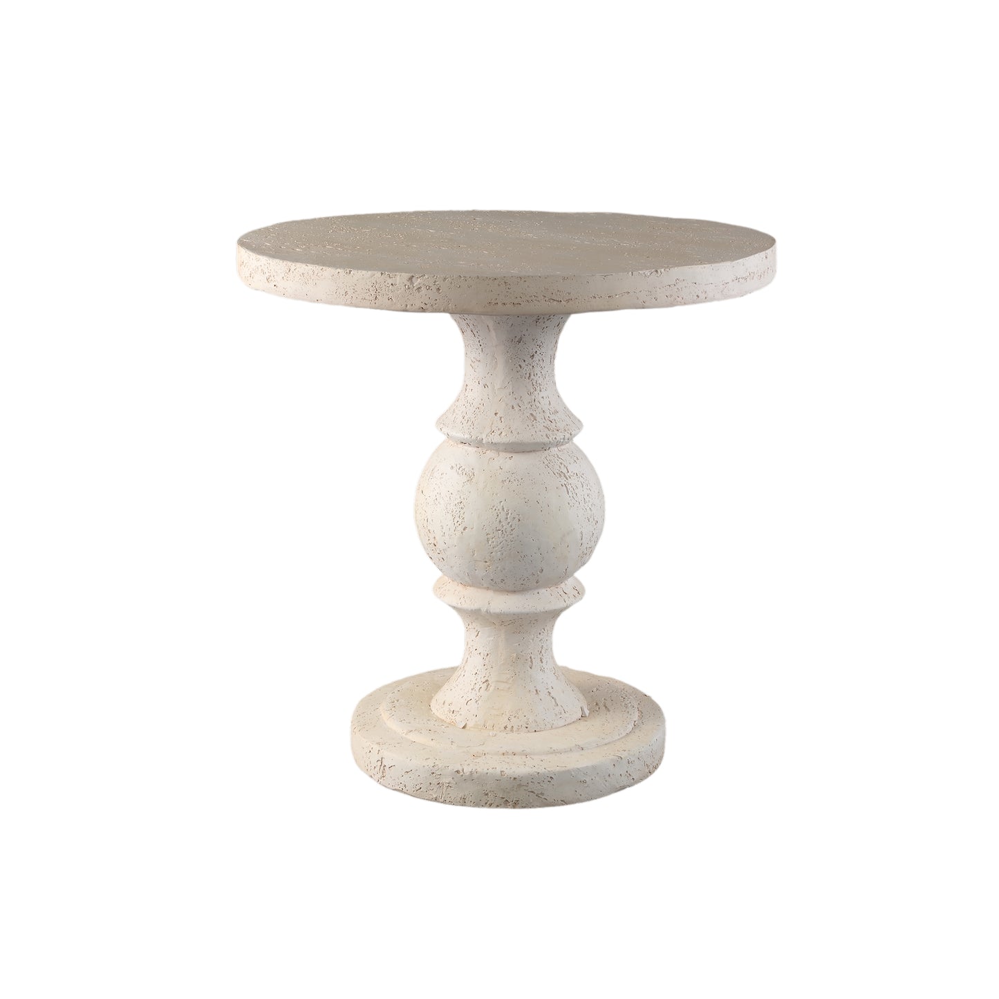 Muza Cream MgO Ronde Bijzettafel Classic 56x56.5x56.5 cm