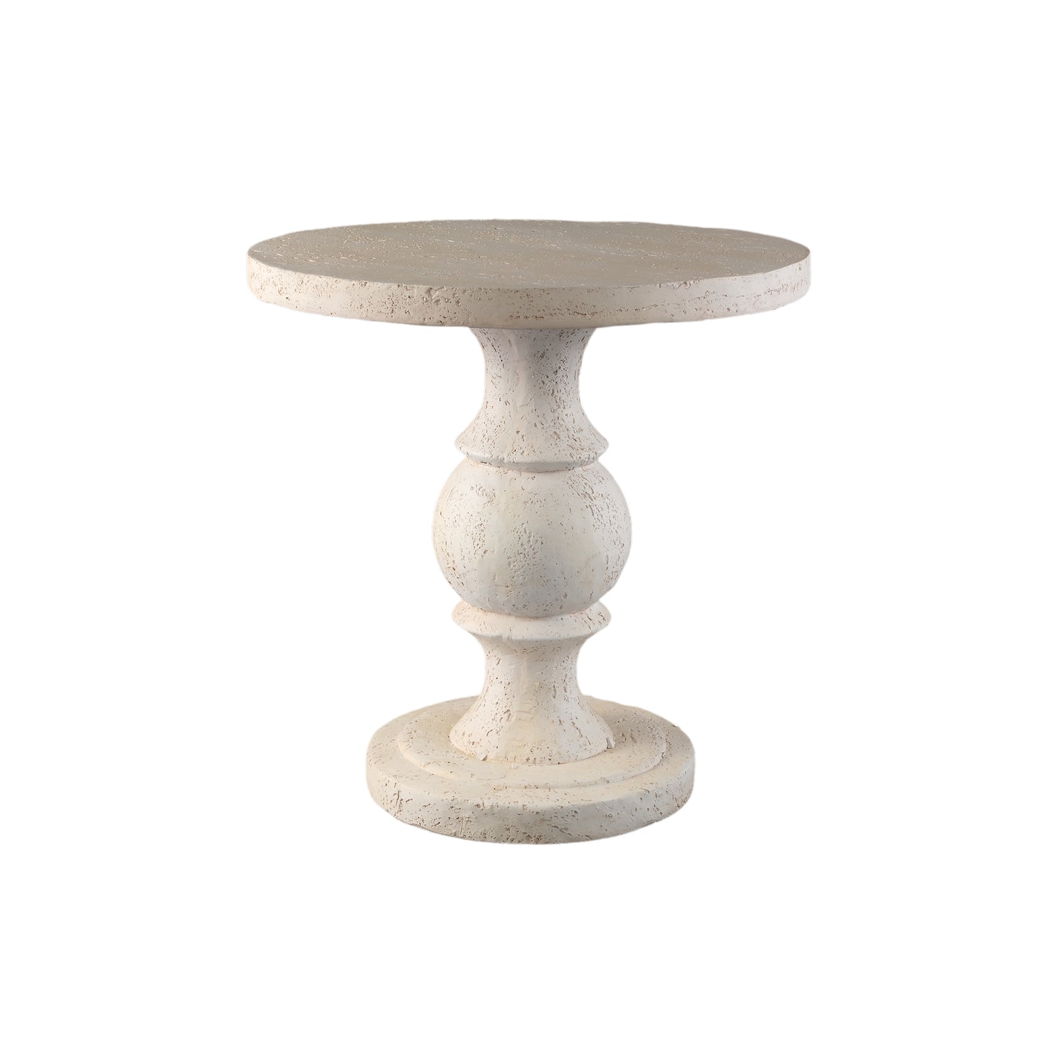 Muza Cream MgO Ronde Bijzettafel Classic 56x56.5x56.5 cm