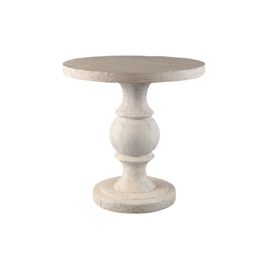 Muza Cream MgO Ronde Bijzettafel Classic 56x56.5x56.5 cm