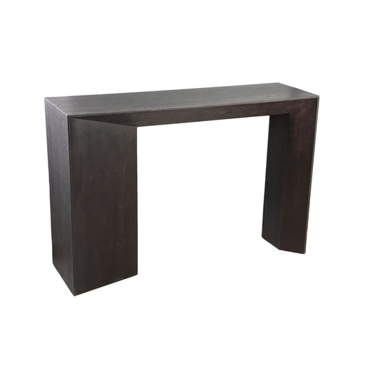 Arivo Zwarte MDF Asymmetrische Bijzettafel Rechthoek 80x120x35.5 cm