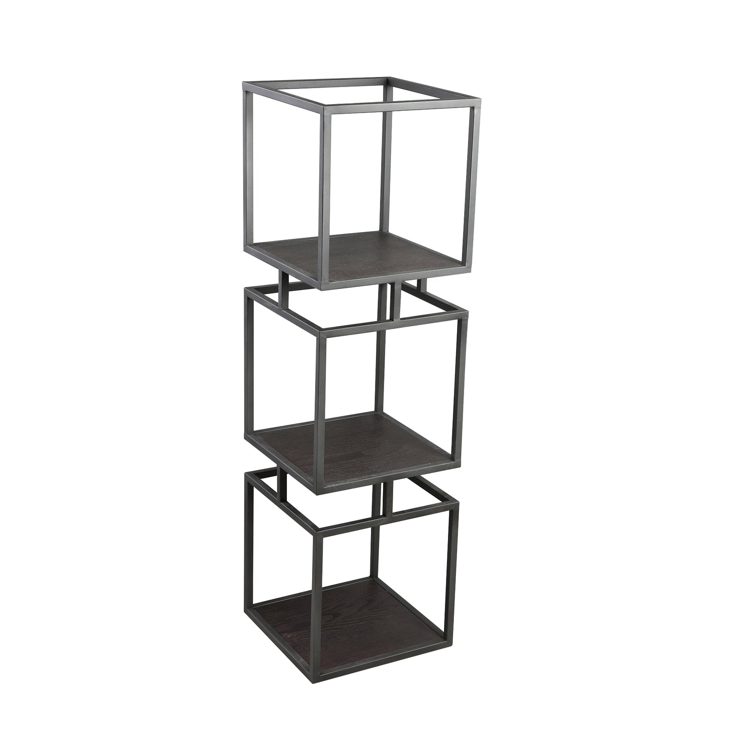 Nanci Zwart Ijzeren Open Kubuskap M 115x33.5x33.5 cm