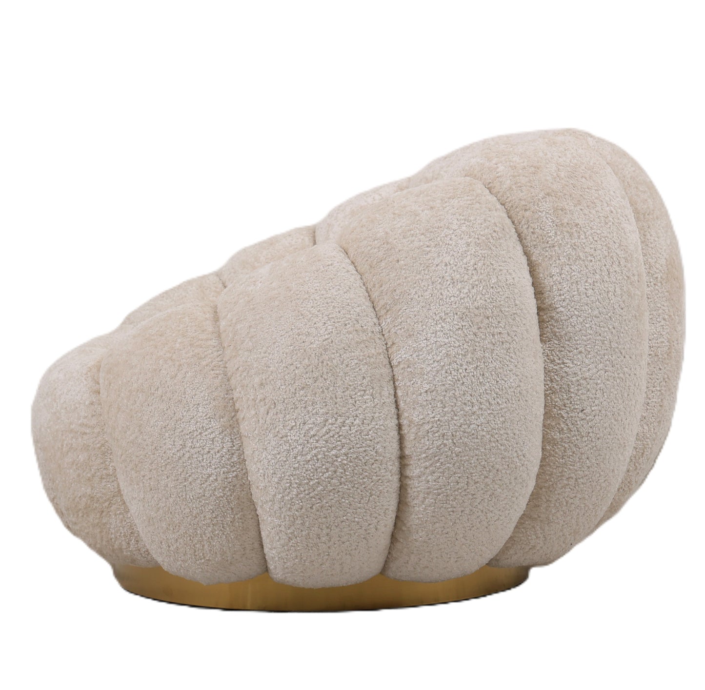 Daisy Fauteuil Cream Euphoria 2 Gold Base