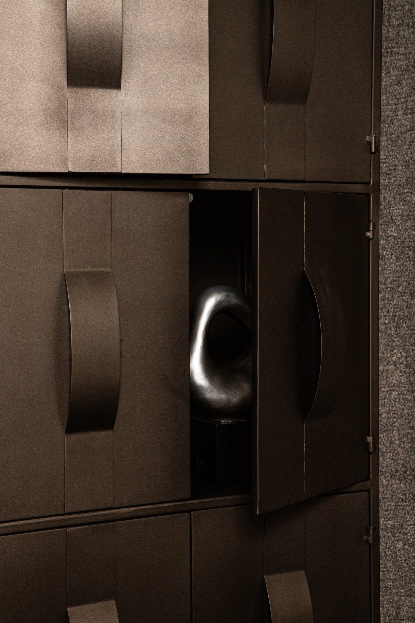 Acalia Brown Cabinet 8 Doors