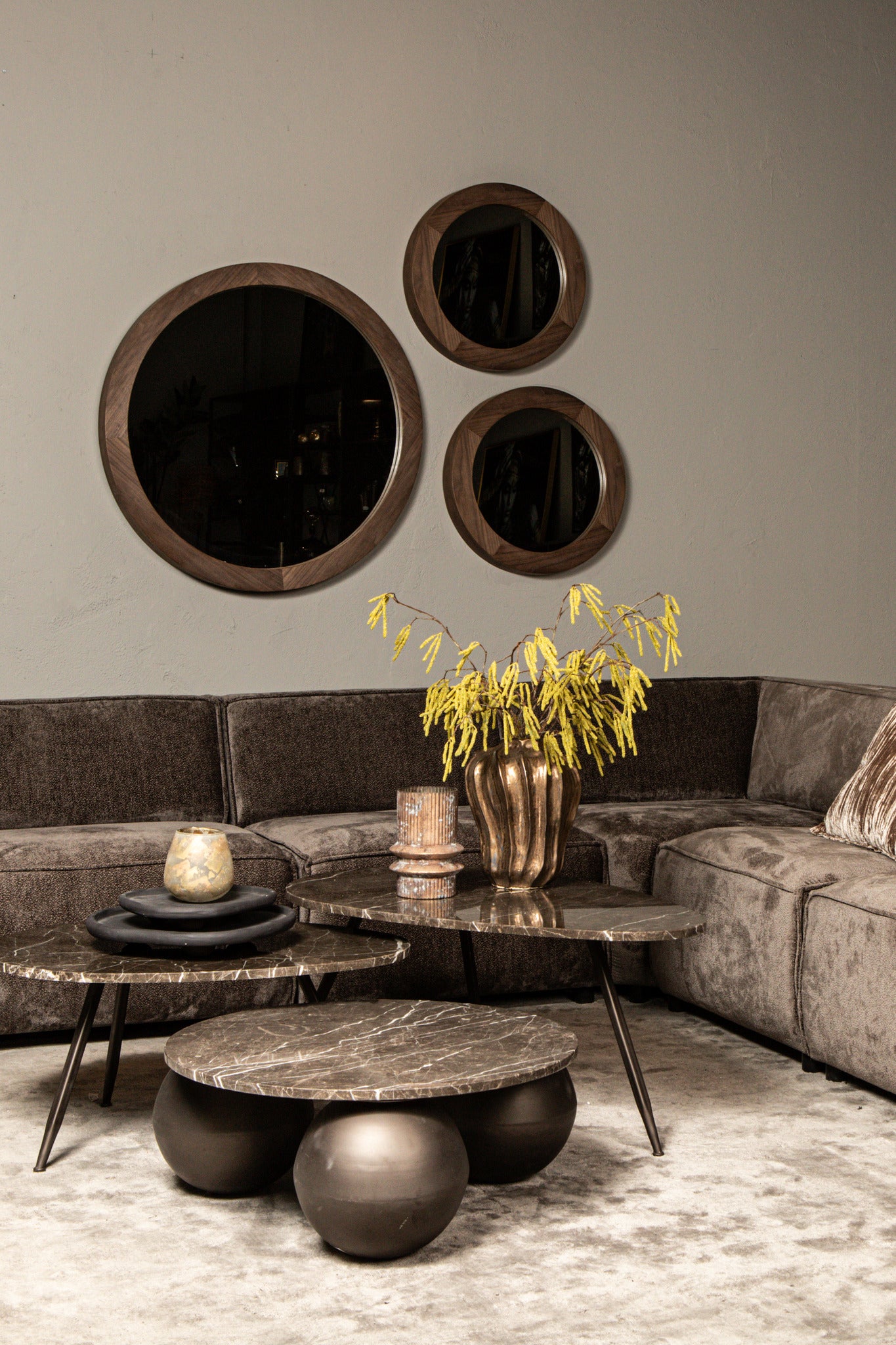 Skippy Coffee Table Brown Marble