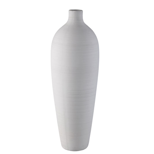 Cavinn Wit Mat Keramische Fles Vaas XL 70x24x24 cm