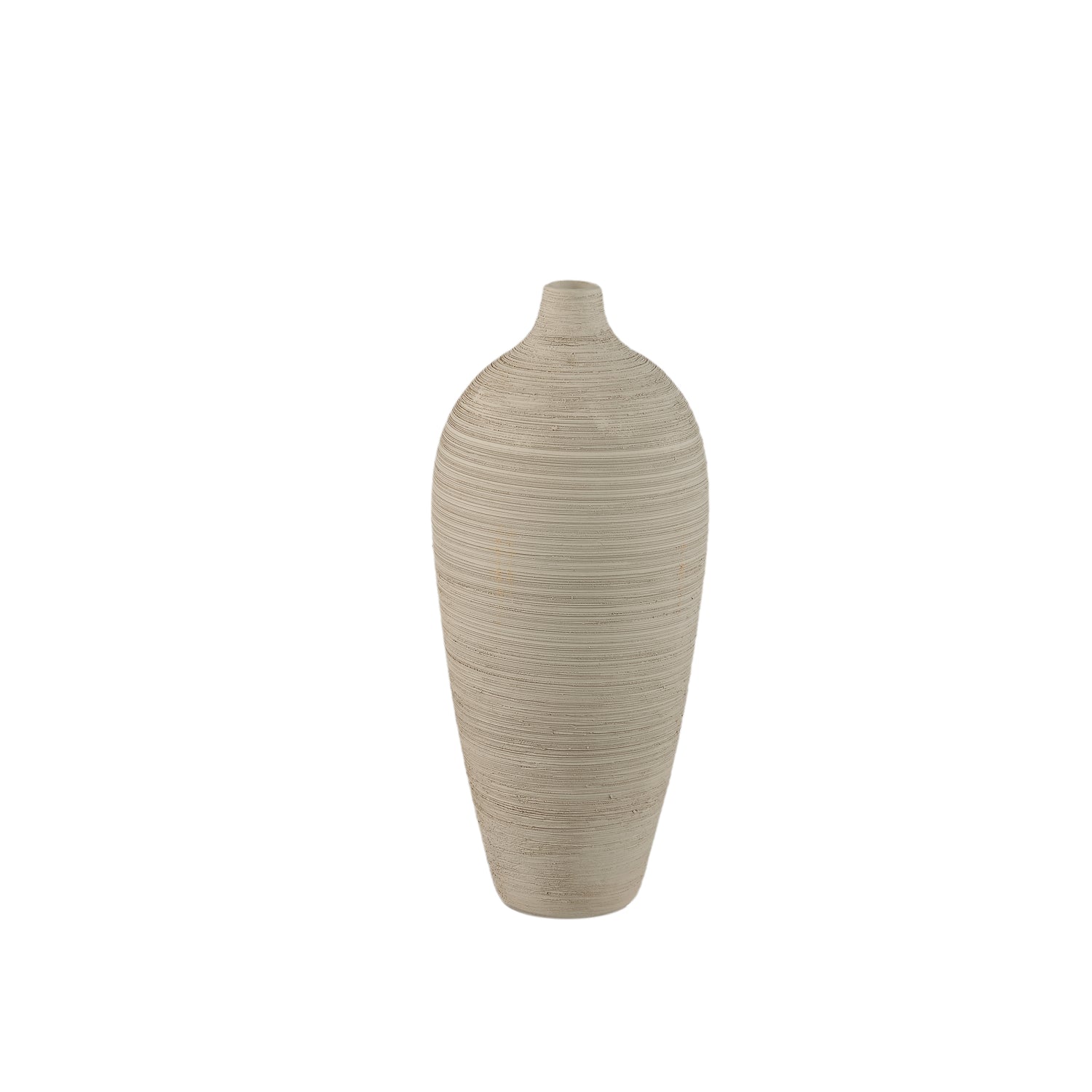 Cavinn Beige Mat Keramische Fles Vaas Set van 4 Stuks - 4 Sets 35x15x15 cm