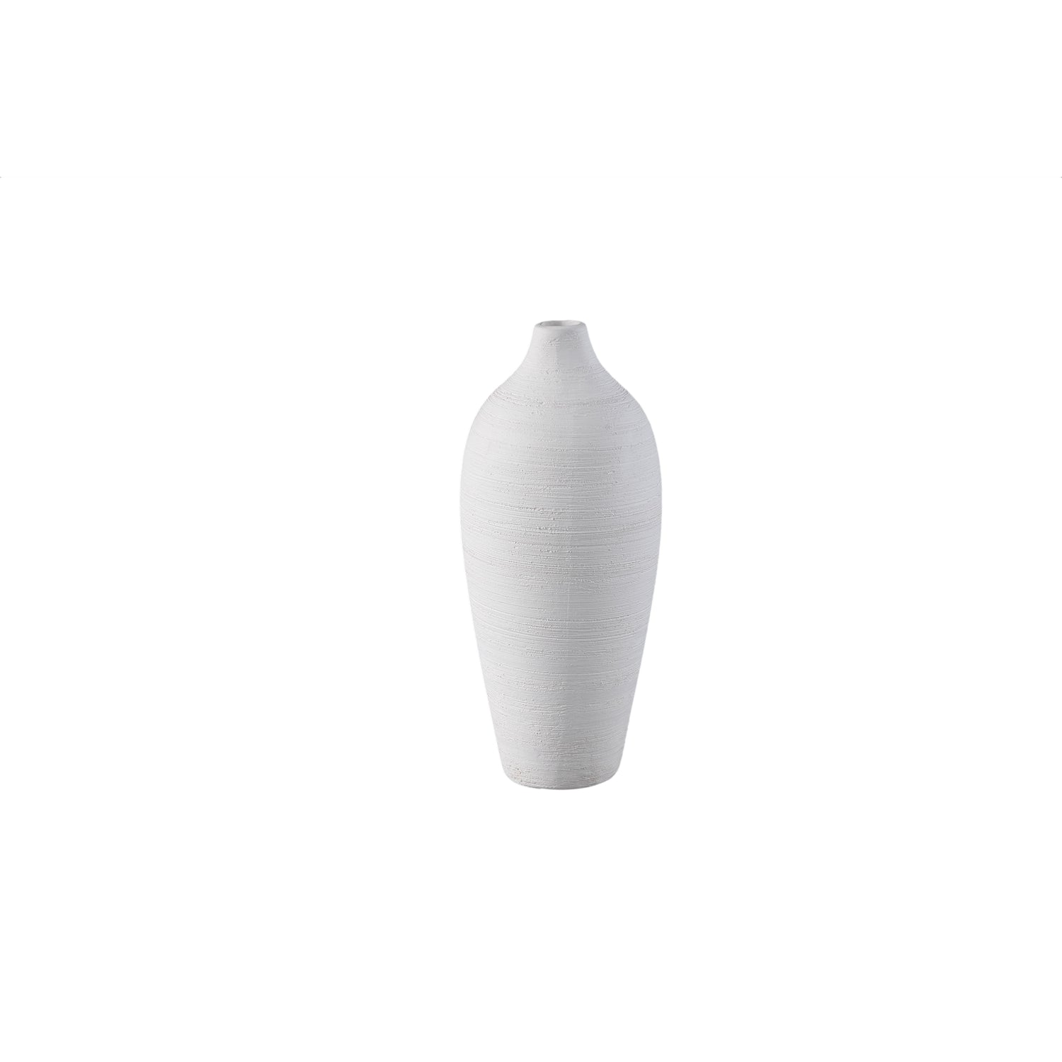 Cavinn Wit Mat Keramische Fles Vaas XS Set van 6 - 6 Sets 28x13x13 cm