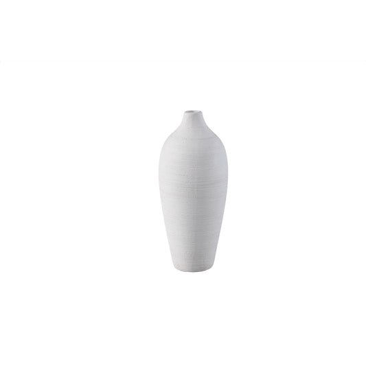 Cavinn Wit Mat Keramische Fles Vaas XS Set van 6 - 6 Sets 28x13x13 cm