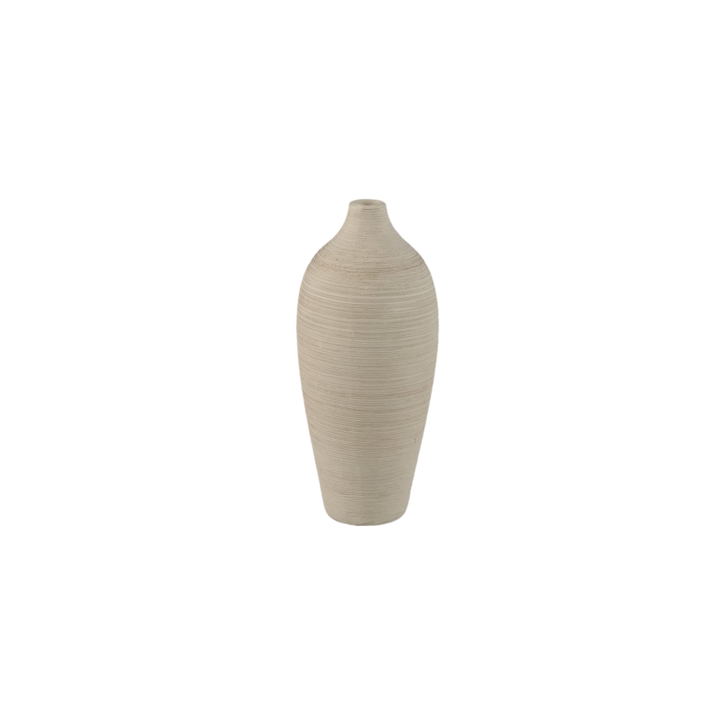 Cavinn Beige Mat Keramische Fles Vaas XS Set van 6 Stuks - 6 Sets 28x13x13 cm
