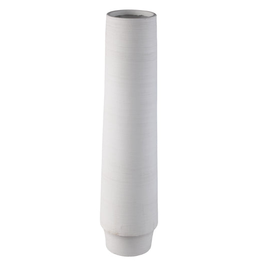 Zonna Wit Mat Keramische Hoge Vaas L Set van 2 - 2 Sets 60.5x15.5x15.5 cm