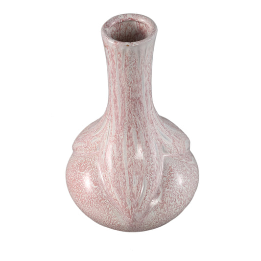 Hailey Roze Keramische Vaas Aflopende Top Set van 2 28x18x18 cm