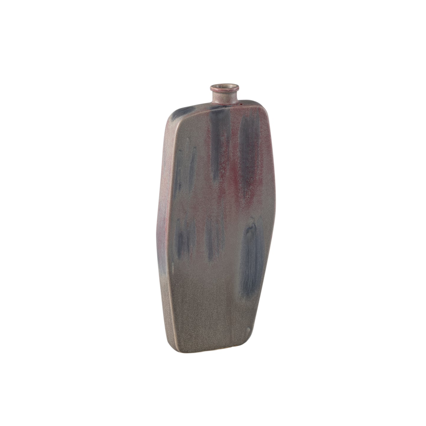 Amalie Lila Ronde Keramische Fles L - Set van 2 - 2 Sets 42x19.5x5.5 cm