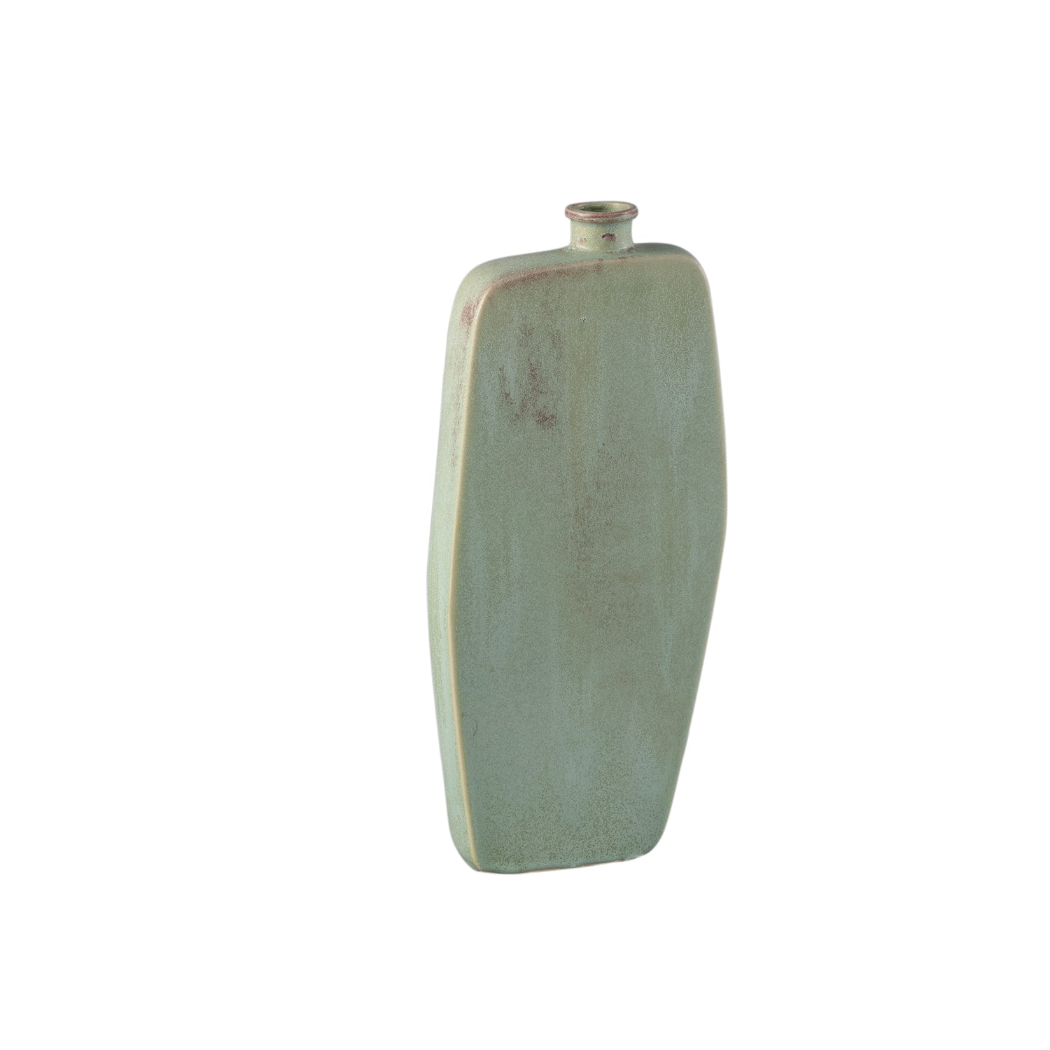 Amalie Groen Ronde Keramische Fles Set van 2 Stuks L - 2 Sets 42x19.5x5.5 cm