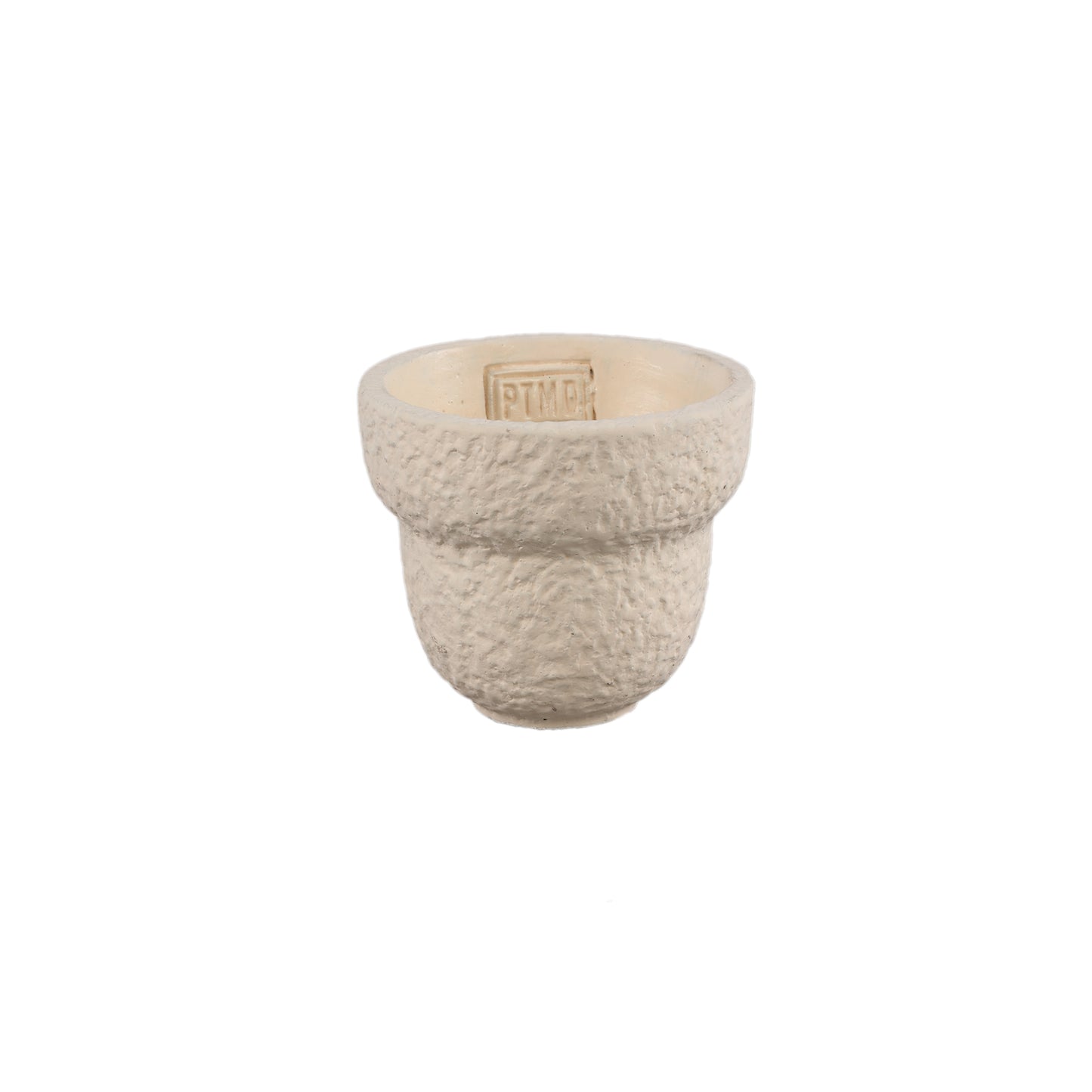 Hillie Crème Ronde Cementen Pot Ruw Afwerking XS – Set van 12 Stuks - 12 Sets 8x9x9 cm