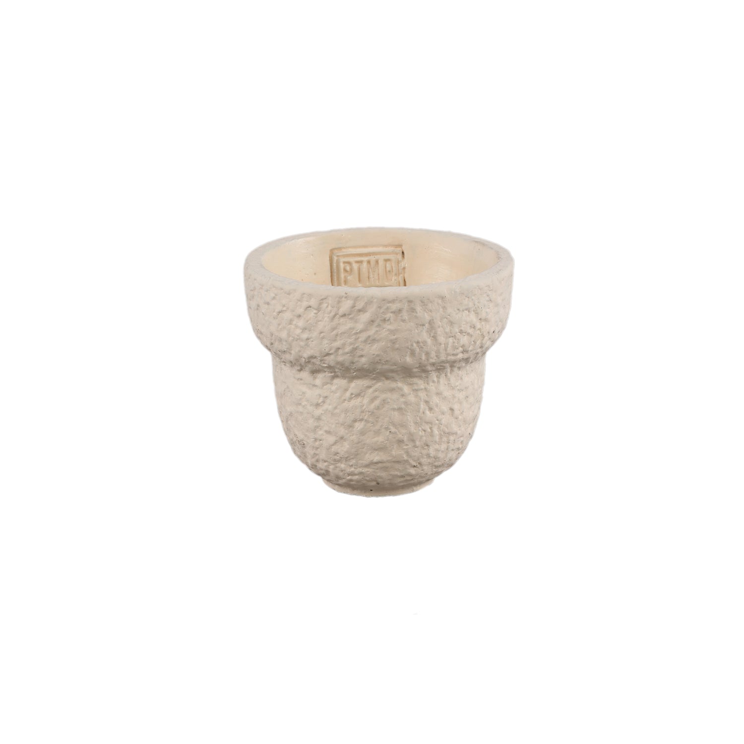 Hillie Crème Ronde Cementen Pot Ruw Afwerking XS – Set van 12 Stuks - 12 Sets 8x9x9 cm