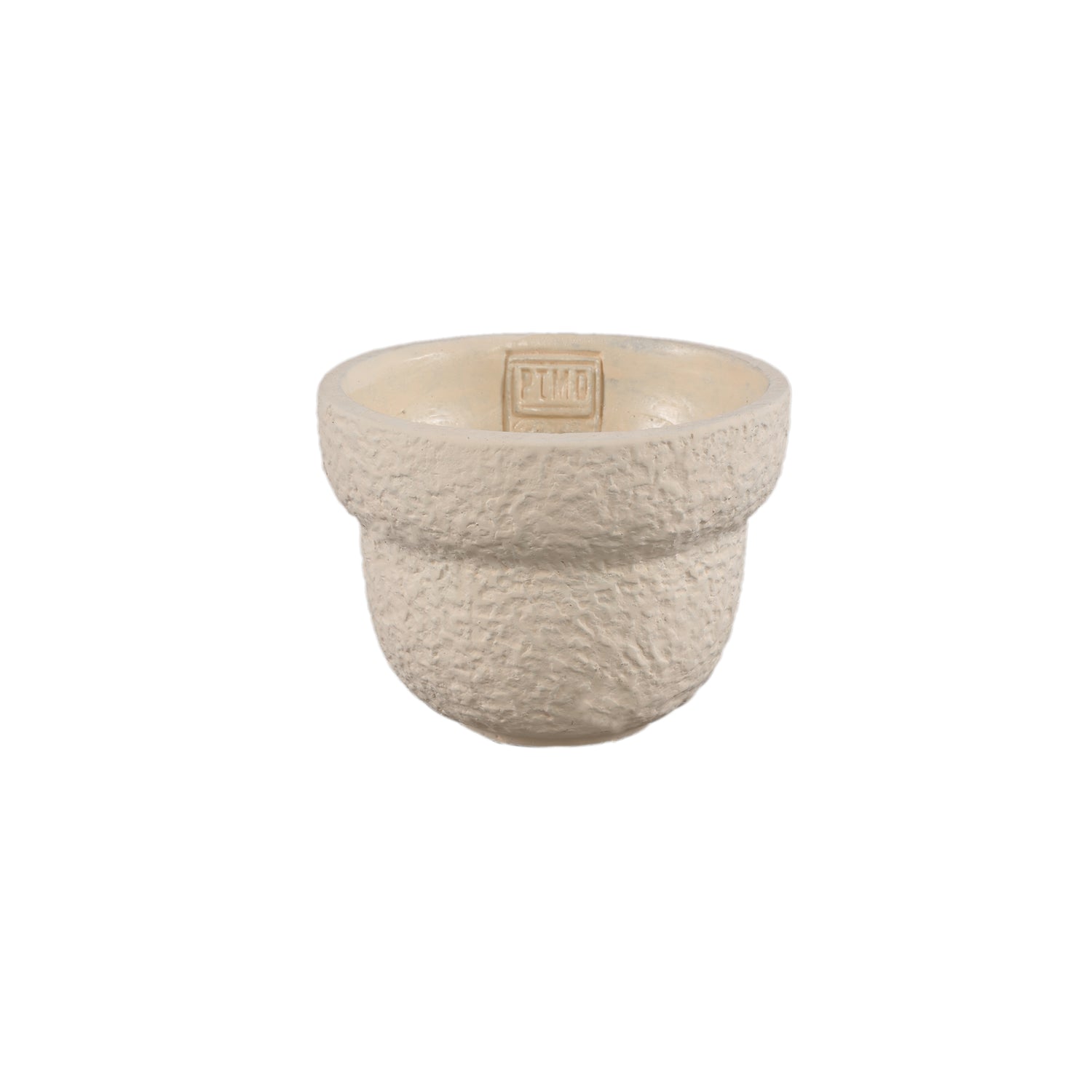 Hillie Crème Ronde Cementpot Ruw Oppervlak S – Set van 12 - 12 Sets 9x12x12 cm