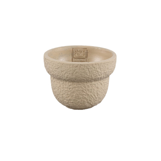 Hillie Zand Ronde Cementpot Ruwe Afwerking S - Set van 12 9x12x12 cm