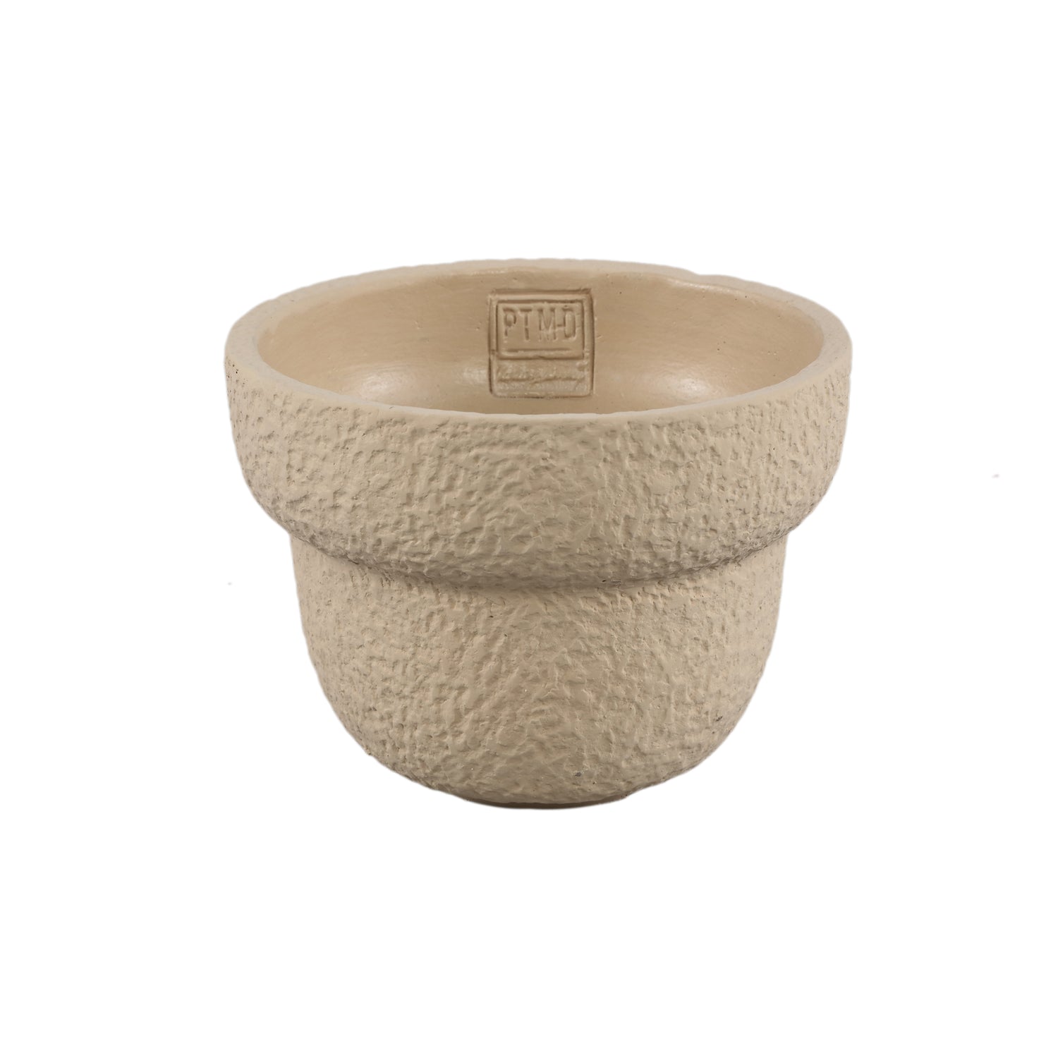 Hillie Zand Ronde Cementpot Ruwe Afwerking M - Set van 12 13x17x17 cm