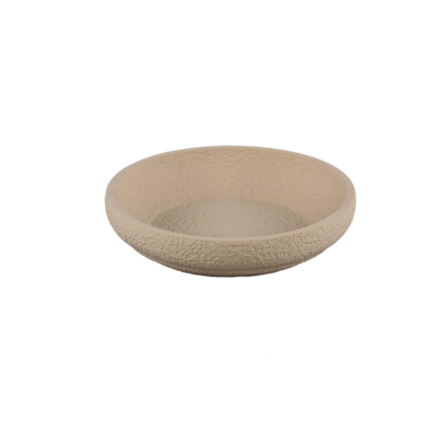 Hillie Zand Ronde Cementschaal Ruwe Afwerking Set van 8 - 8 Sets 6x27x27 cm