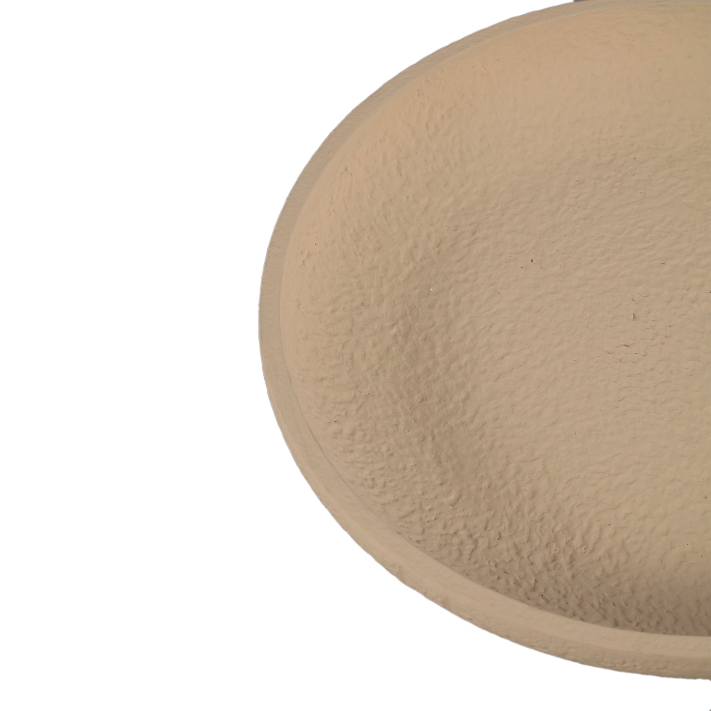 Hillie Zand Ronde Cementschaal Ruwe Afwerking Set van 4 - 4 Sets 6x40x40 cm