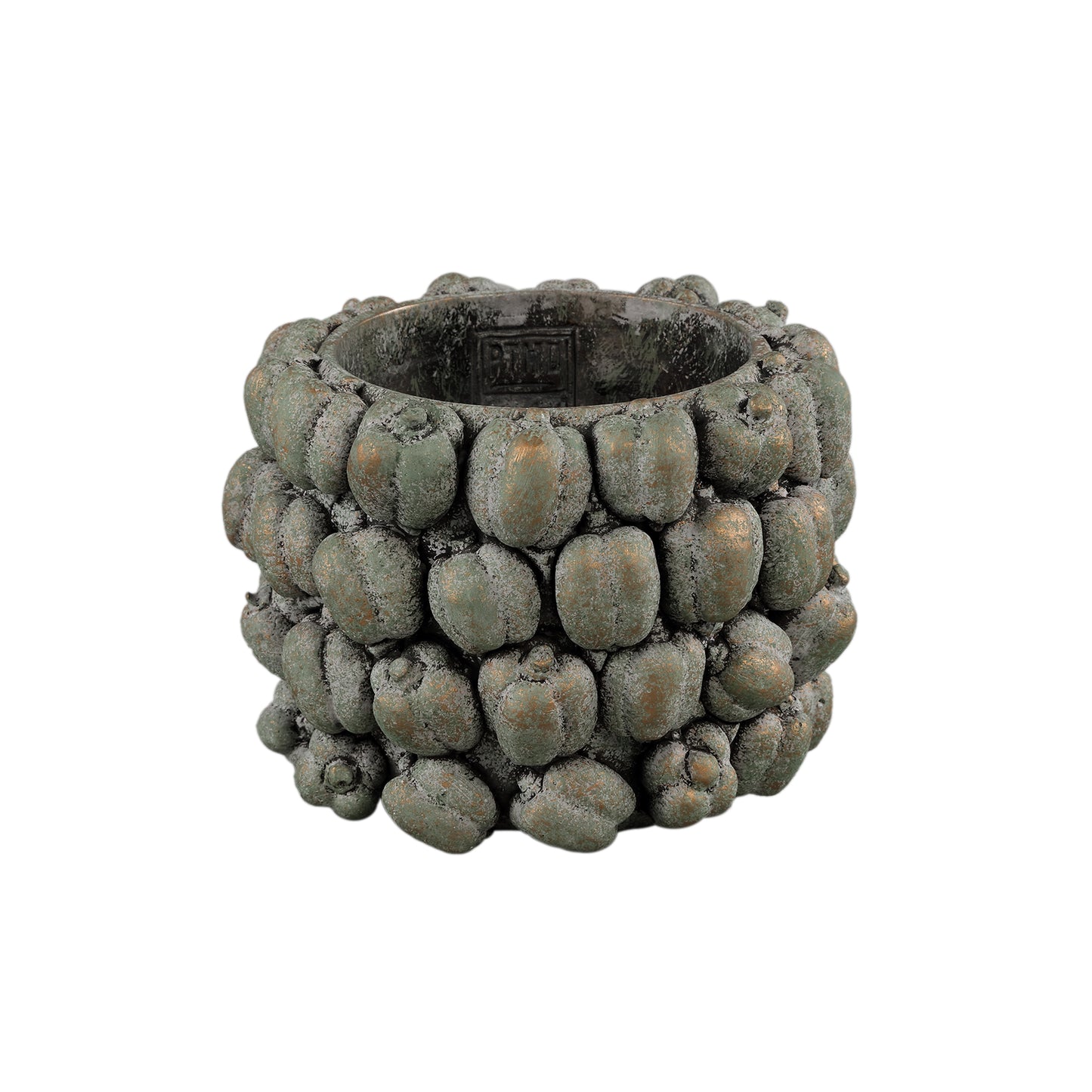 Miera Petroleum Ronde Cementpot Pepper Bells M – Set van 8 Stuks - 8 Sets 13x17x17 cm