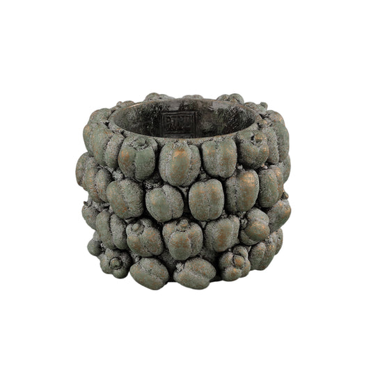 Miera Petroleum Ronde Cementpot Pepper Bells M – Set van 8 Stuks - 8 Sets 13x17x17 cm