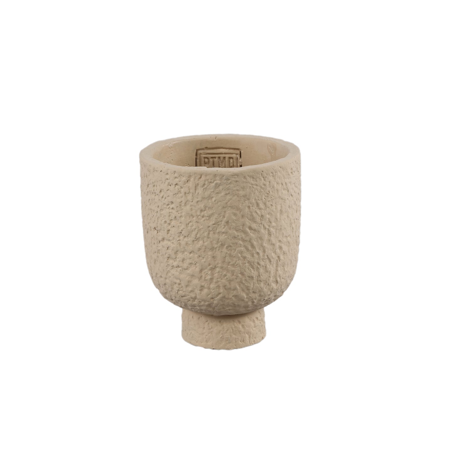 Monder Zand Ronde Cementpot Ruwe Afwerking XS - Set van 12 11x9x9 cm