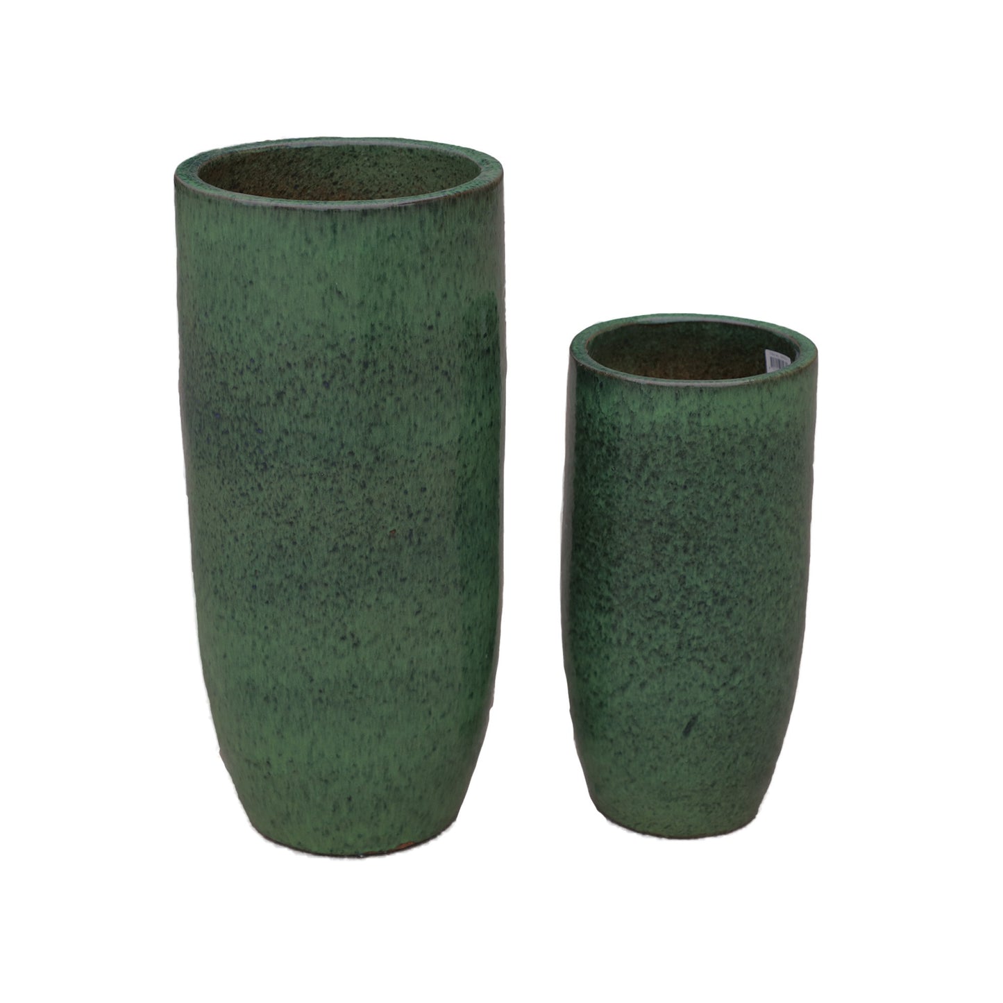 Dezzel Green Glazed Round Ceramic Pot High SV2