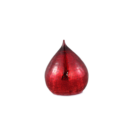Falore Rood Glazen Hanglamp Set van 4 Stuks - 4 Sets 15x12x12 cm