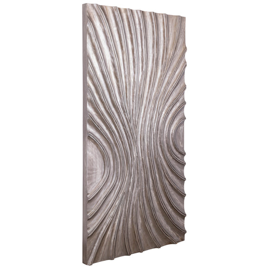 Reddie Bruin Glanzend MDF Golfpaneel Rechthoek L 160x80x7 cm