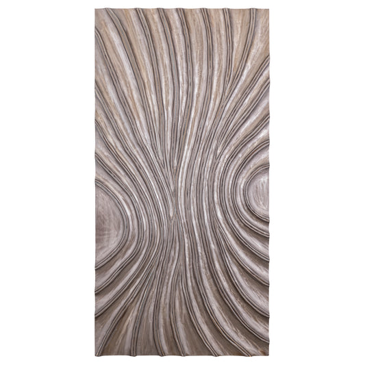 Reddie Bruin Glanzend MDF Golfpaneel Rechthoek L 160x80x7 cm