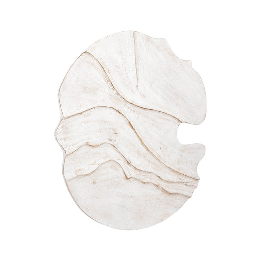 Samraj Wit MDF Wandpaneel Golfstructuur 90x90x2.5 cm