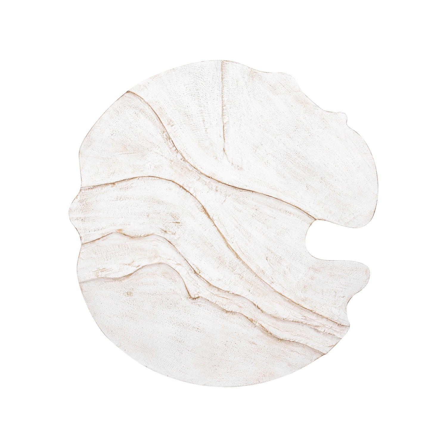 Samraj Wit MDF Wandpaneel Golfstructuur 90x90x2.5 cm