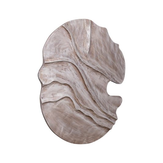 Samraj Bruin MDF Wandpaneel met Golfstructuur 90x90x2.5 cm