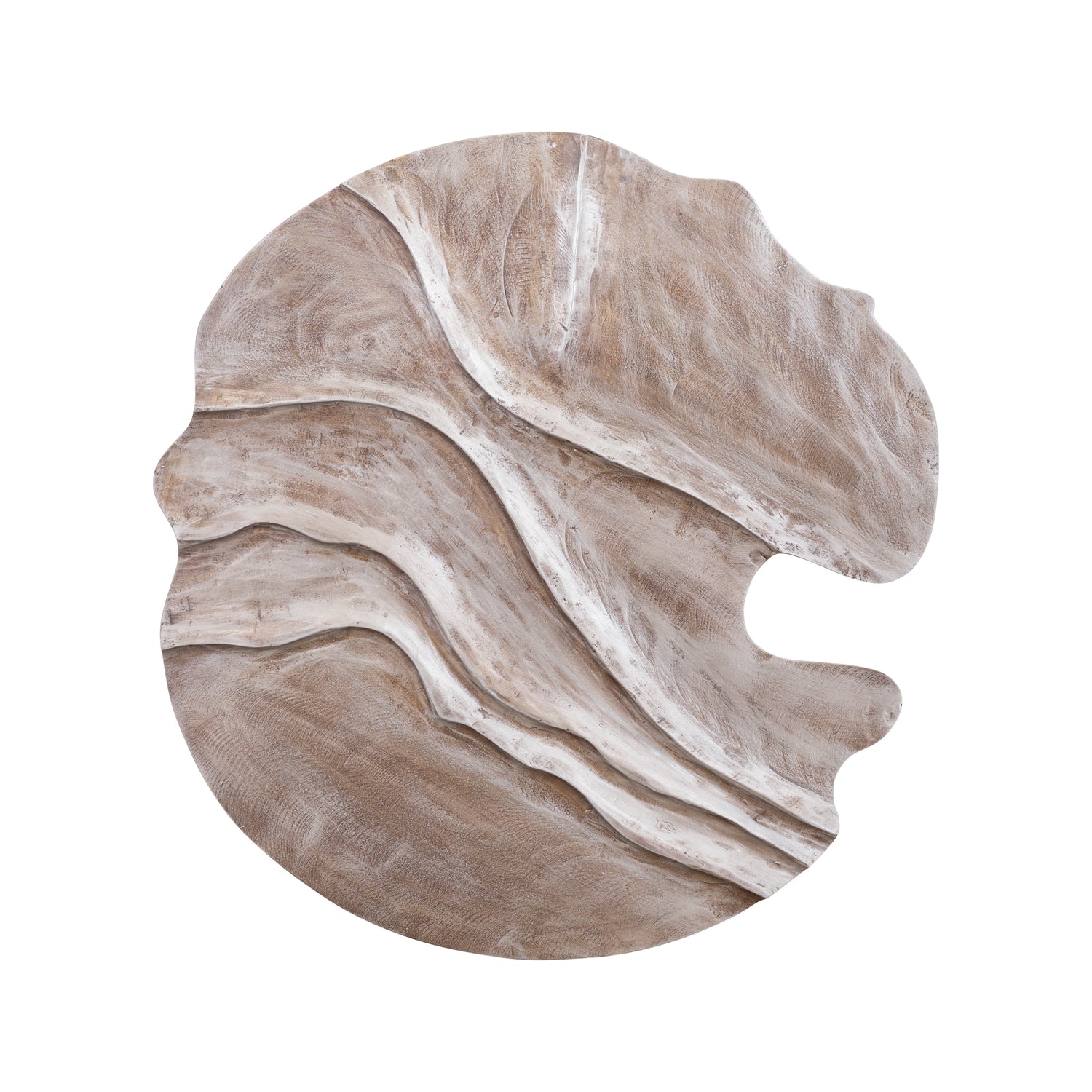 Samraj Bruin MDF Wandpaneel met Golfstructuur 90x90x2.5 cm
