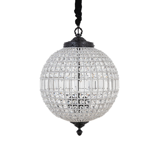 Jaris Crystal Hangende Bol Kroonluchter Lamp M 67x48x48 cm