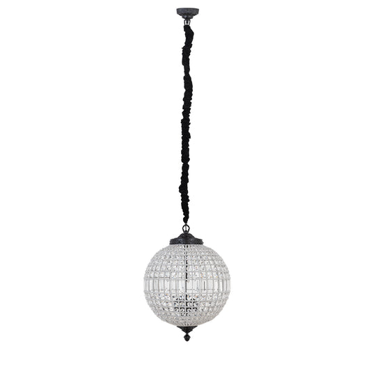 Jaris Crystal Hangende Bol Kroonluchter Lamp M 67x48x48 cm