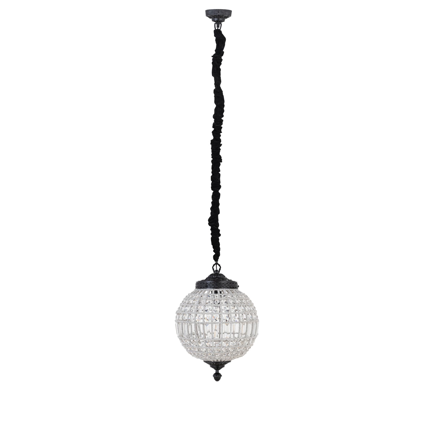 Jaris Kristal Hangend Bol Kroonluchter Lamp S 51x35x35 cm